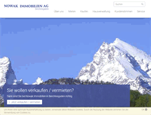 Tablet Screenshot of nowak-ag.de